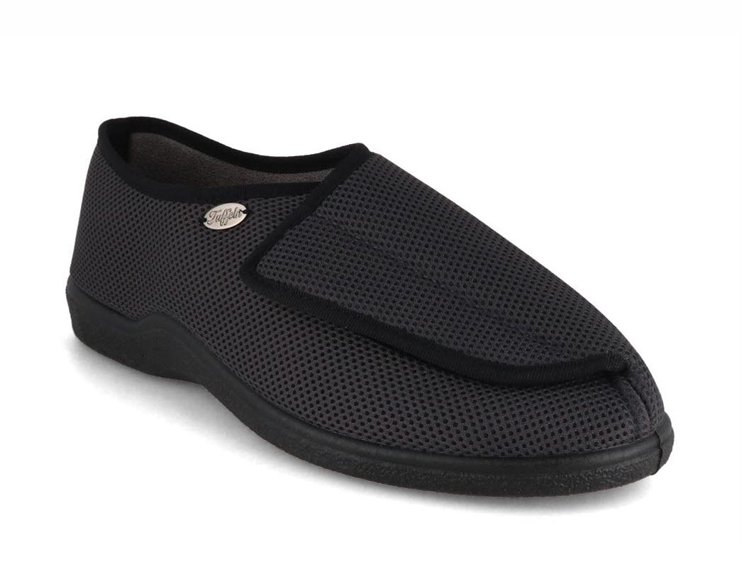 Tuffeln Heren Orthopedische Schoenen E�n Klittenband �Welzijn�, Grijs