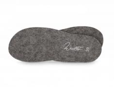 WoolFit� dunne vilten inlegzool 3 mm, lichtgrijs