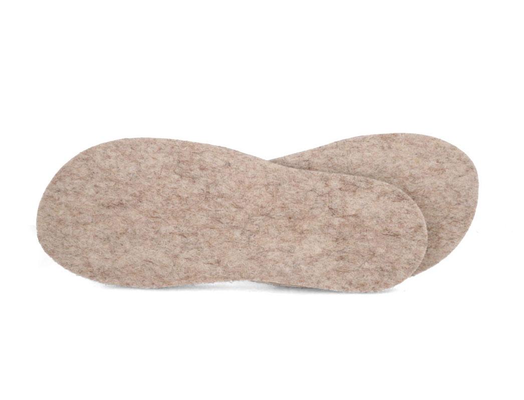 WoolFit� Inlegzolen 5mm dik, Beige