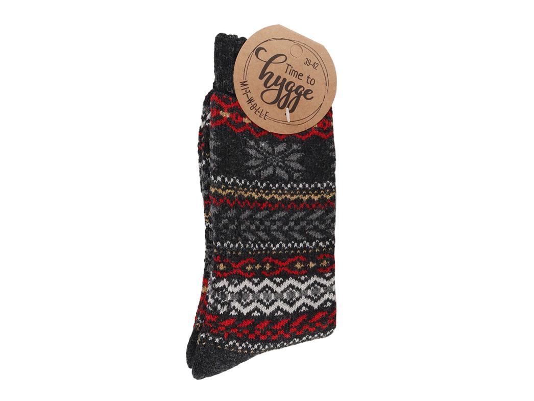 WoolFit� Time to Hygge-sokken met wol, antraciet