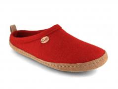 WoolFit� Tundra, rode wollen pantoffel
